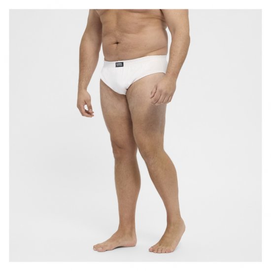 North Latitude Brief Underwear White - Слипове - мъжки слипове големи размери