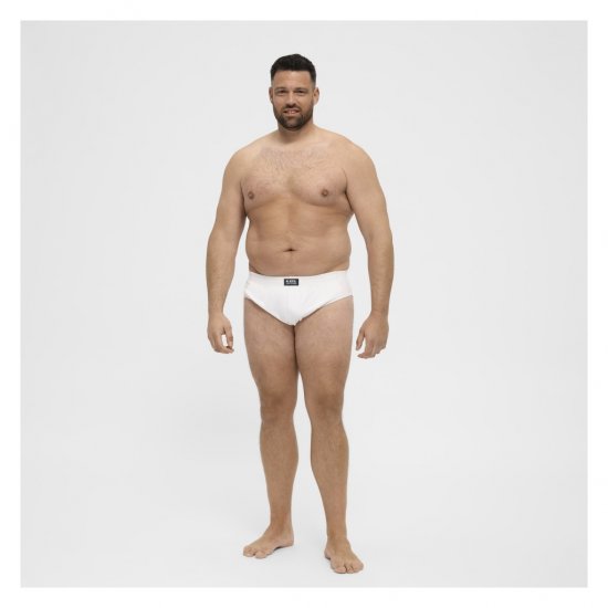 North Latitude Brief Underwear White - Слипове - мъжки слипове големи размери