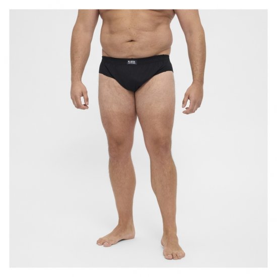 North Latitude Brief Underwear Black - Слипове - мъжки слипове големи размери