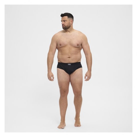 North Latitude Brief Underwear Black - Слипове - мъжки слипове големи размери