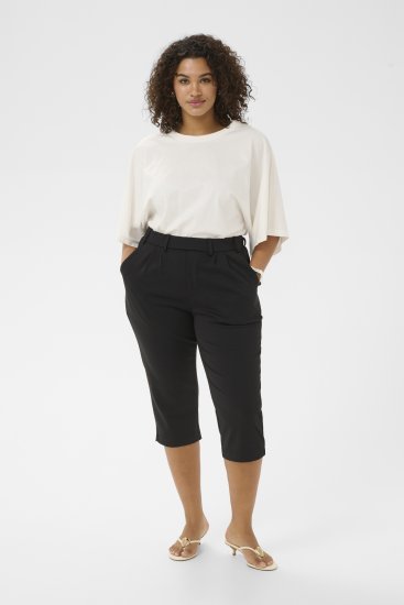 Kaffe Curve Jenna Capri Pants Black - Панталони - 