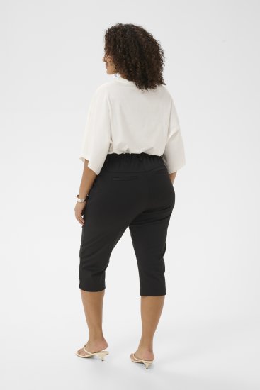Kaffe Curve Jenna Capri Pants Black - Панталони - 