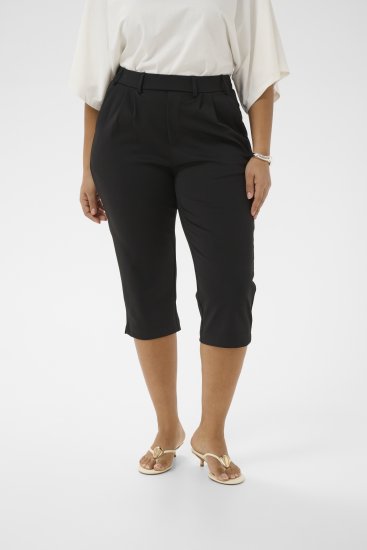 Kaffe Curve Jenna Capri Pants Black - Панталони - 