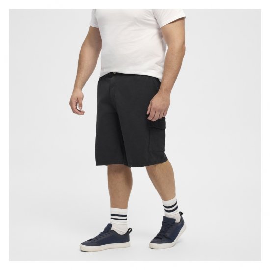 North Latitude Cargo Shorts Black - Шорти - мъжки къси панталони големи размери