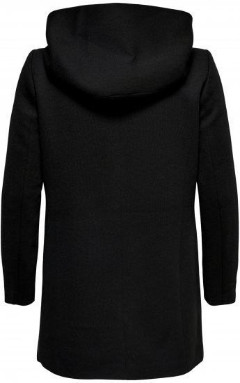 Only Carmakoma Sedona Light Coat Black - Зимни палта - 