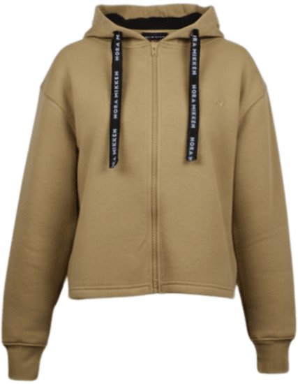 Nora Mikken GERTRUD Cropped Hoodie Camel - ДАМСКИ ДРЕХИ XS-XXL - 