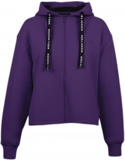 Nora Mikken GERTRUD Cropped Hoodie Purple - ДАМСКИ ДРЕХИ XS-XXL - 