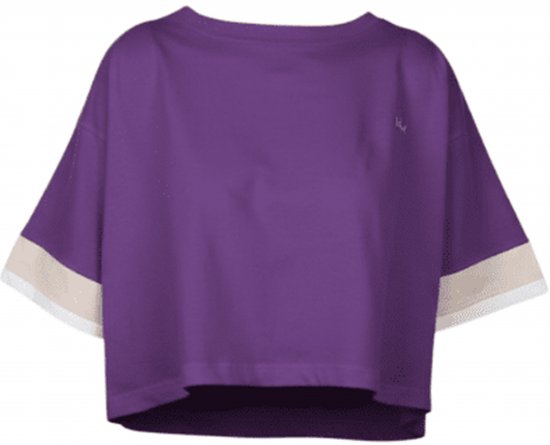 Nora Mikken AGNES Crop Top Purple - Тениски - 