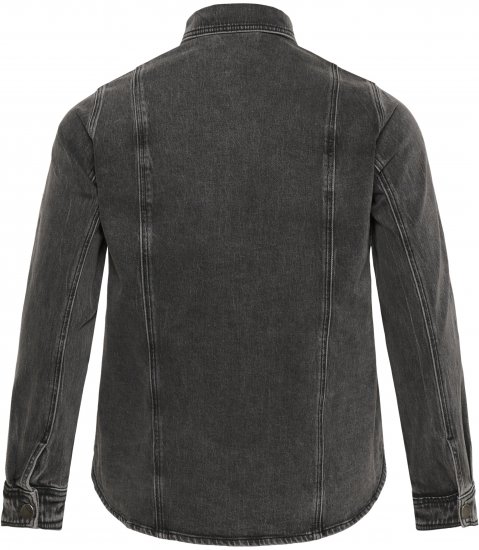 Kaffe Curve Petri Denim Jacket Grey Vintage Wash - Якета - 