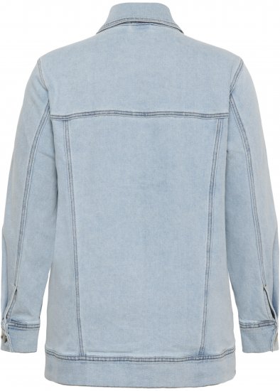 Kaffe Curve Ninna Casual Jacket Light Blue Washed - Якета - 