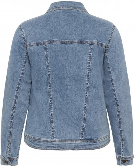 Kaffe Curve Vilana Denim Jacket Washed Blue - Дънкови якета - 