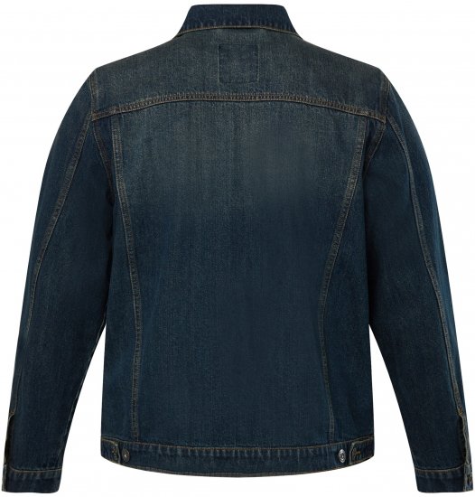 JP1880 Denim Jacket Dark Blue Denim - Якета - мъжки якета големи размери