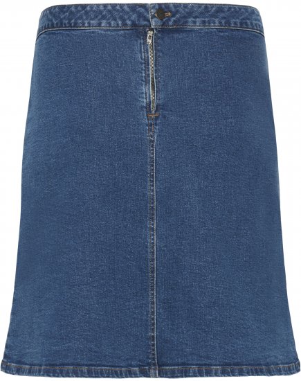 Kaffe Curve Leni Denim Skirt Blue - Поли - 
