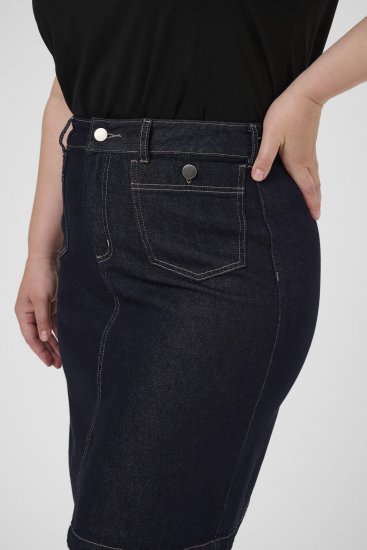 Kaffe Curve Roria Denim Skirt Dark Blue - Поли - 