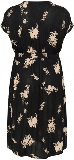 Kaffe Curve Jenna Рокля Черен/Brown Flower принт - Рокли - 
