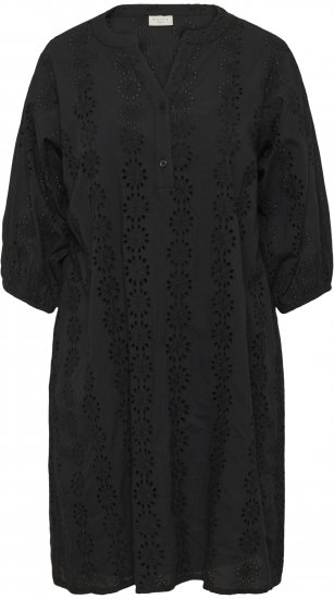 Kaffe Curve Dina Dress Black Deep - Миди рокли - 