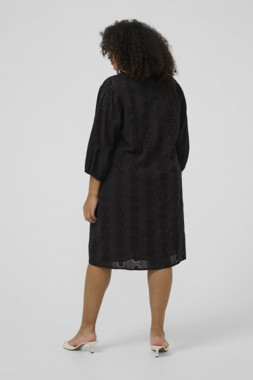 Kaffe Curve Dina Dress Black Deep - Миди рокли - 