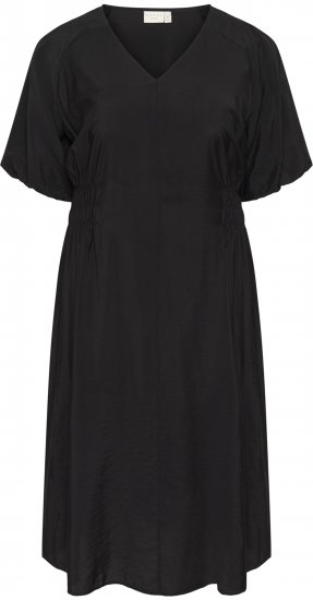 Kaffe Curve Neela Dress Black - Миди рокли - 