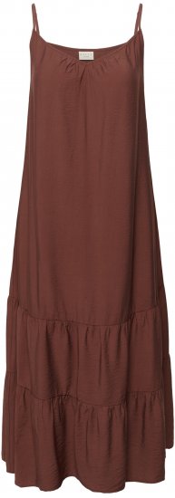 Kaffe Curve Emilia Dress Henna Brown - Макси рокли - 