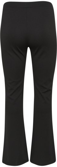 Kaffe Curve Jenna Разкроен клин Дълбоко черно - Дамски Дънки & Панталони в Големи Размери – Plus Size - 