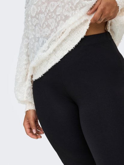 Only Carmakoma Pever Flared Pants Black - Панталони - 