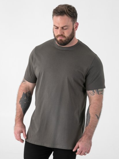 D555 Flyers Crew Neck T-shirt Khaki - Тениски - мъжки тениски големи размери
