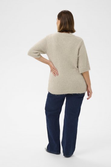Kaffe Curve Emilia Cardigan Feather Grey Melange - Жилетки - 