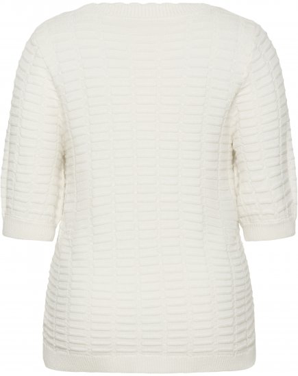 Kaffe Curve Lotia Pullover Chalk - Плетени пуловери - 