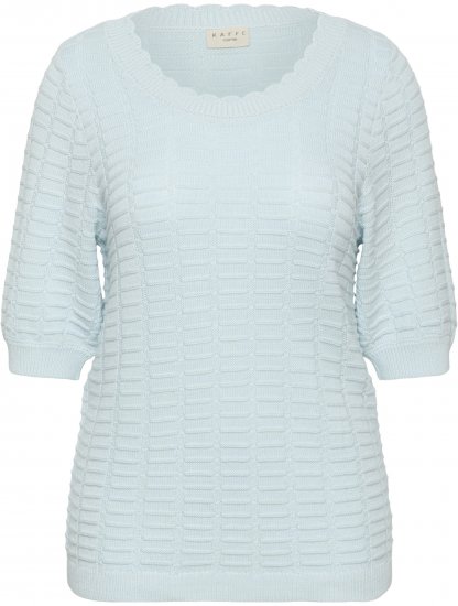 Kaffe Curve Lotia Pullover Nantucket Breeze Blue - Плетени пуловери - 