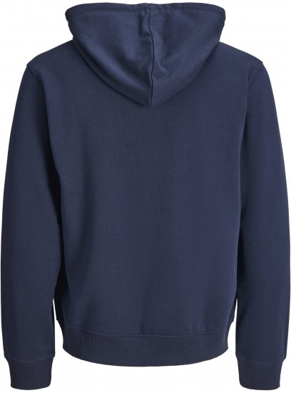 Jack & Jones College Logo Hoodie Navy - Суичъри & cуичъри с качулка - мъжки суичъри големи размери