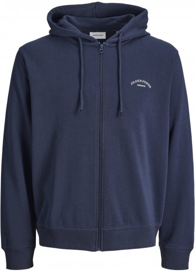 Jack & Jones College Logo Hoodie Navy - Суичъри & cуичъри с качулка - мъжки суичъри големи размери