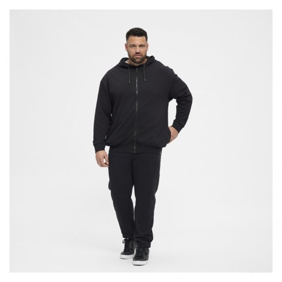North Latitude Full Zip Hoodie Black - Суичъри & cуичъри с качулка - мъжки суичъри големи размери
