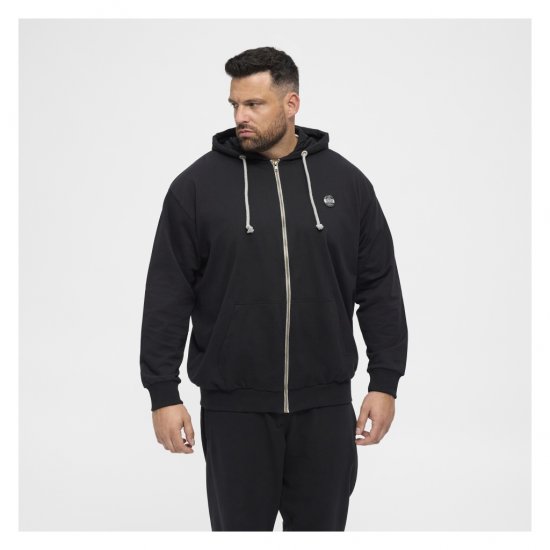 North Latitude Cardigan Hoodie Black - Суичъри & cуичъри с качулка - мъжки суичъри големи размери