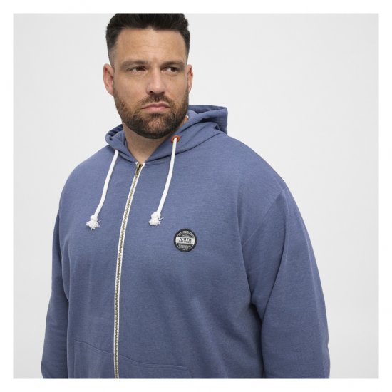 North Latitude Cardigan Hoodie Blue - Суичъри & cуичъри с качулка - мъжки суичъри големи размери