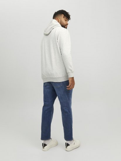 Jack & Jones Codyy Hoodie White - Суичъри & cуичъри с качулка - мъжки суичъри големи размери