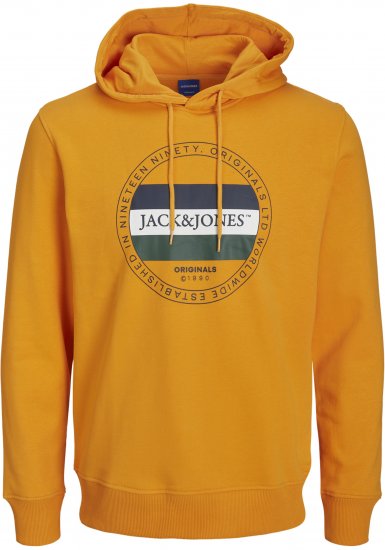 Jack & Jones Codyy Hoodie Yellow - Суичъри & cуичъри с качулка - мъжки суичъри големи размери