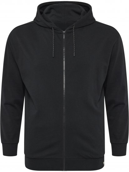 North Latitude Full Zip Hoodie Black - Суичъри & cуичъри с качулка - мъжки суичъри големи размери