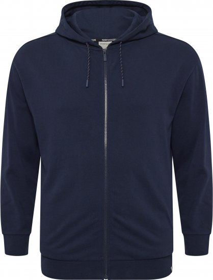 North Latitude Denim Hooded Full-Zip Sweatshirt Navy TALL - TALL cуичъри - 