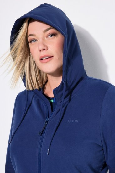 Ulla Popken Athletic Department Hoodie Navy - Суичъри & cуичъри с качулка - Уютни суитшърти, суичъри и плетива