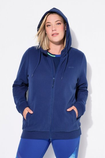 Ulla Popken Athletic Department Hoodie Navy - Суичъри & cуичъри с качулка - Уютни суитшърти, суичъри и плетива