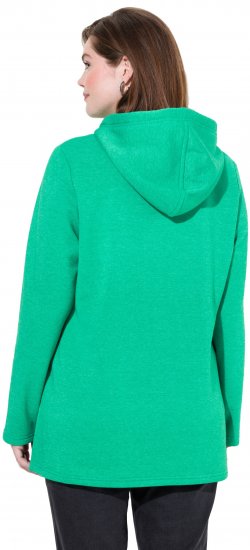 Ulla Popken Lettering GLOWING Hoodie Moss Green - Суичъри & cуичъри с качулка - 