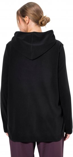 Ulla Popken Fleece Sweatshirt Hoodie Black - Суичъри & cуичъри с качулка - 