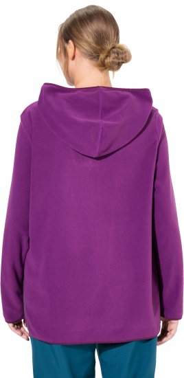 Ulla Popken Fleece Sweatshirt Hoodie Aubergine - Суичъри & cуичъри с качулка - 