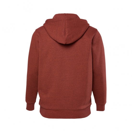 JP1880 Hoodie With Zipper Brick Brown - Суичъри & cуичъри с качулка - мъжки суичъри големи размери