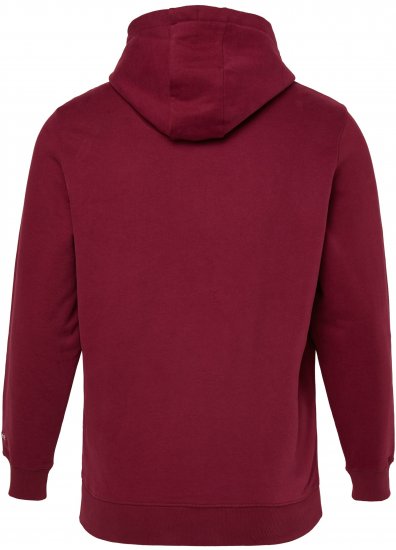 JP1880 Hoodie with Embroidery Aubergine - Суичъри & cуичъри с качулка - мъжки суичъри големи размери