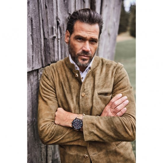 JP1880 Traditional Jacket Janker Goat Suede Brown - Празнично облекло - Празнично облекло – За да празнувате стилно и удобно