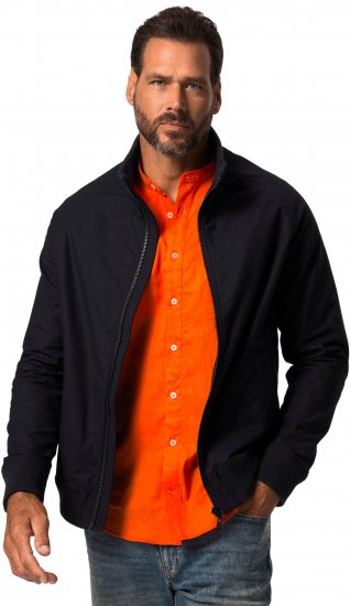 JP1880 Blouson Jacket FLEXNAMIC with Stand-up Collar Navy - Якета - мъжки якета големи размери