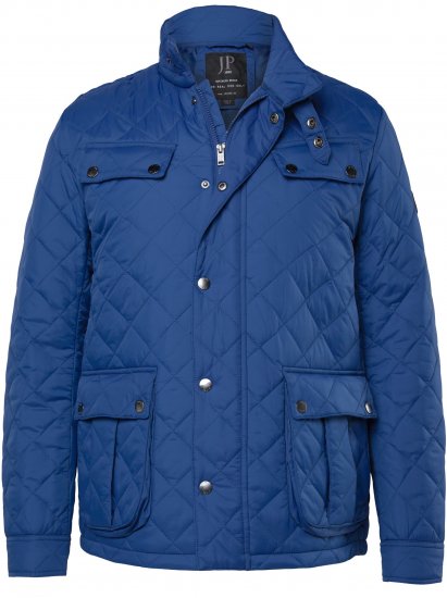 JP1880 Quilted with Multiple Pockets Jacket Dark Blue - Якета - мъжки якета големи размери