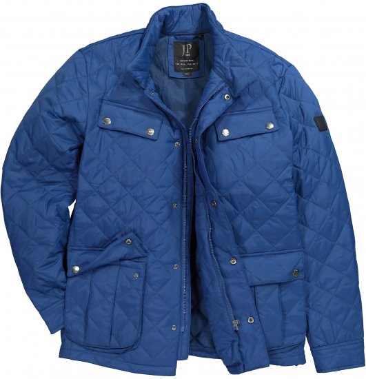 JP1880 Quilted with Multiple Pockets Jacket Dark Blue - Якета - мъжки якета големи размери