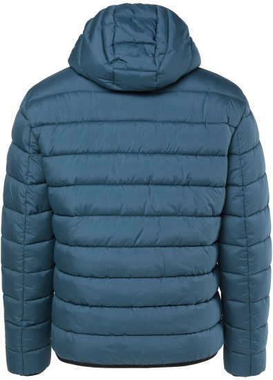 JP1880 Quilted Hooded Jacket Deep Blue - Якета - мъжки якета големи размери